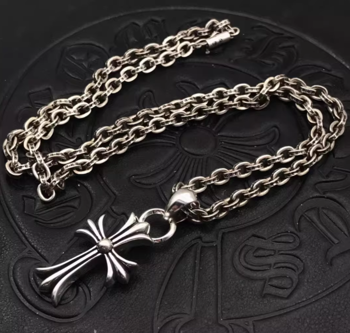 Chrome Hearts Cross Necklace (S925 Silver)