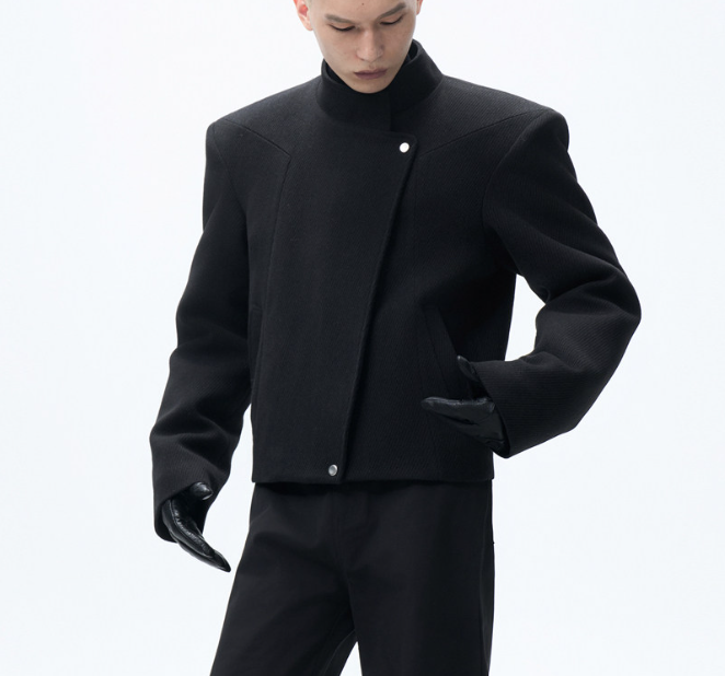 Frkm Scd 26Aw Quilted Woolen Jacket