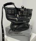 Balenciaga XS Emo Leather Bucket Bag