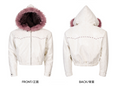 SEE Faux Fur Hooded Leather Jacket (2 Colors)