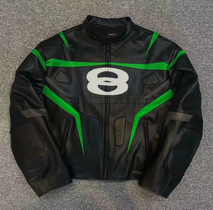 Balenciaga 24SS Leather Motorcycle Jacket
