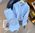 Baby Blue Rhinestone Set