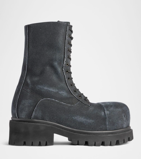 Balenciaga Canvas Stomper Boots