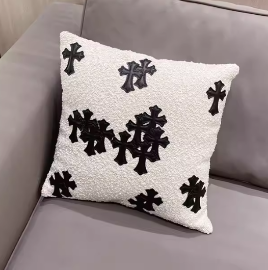 Chrome Hearts Square Cross Pillows