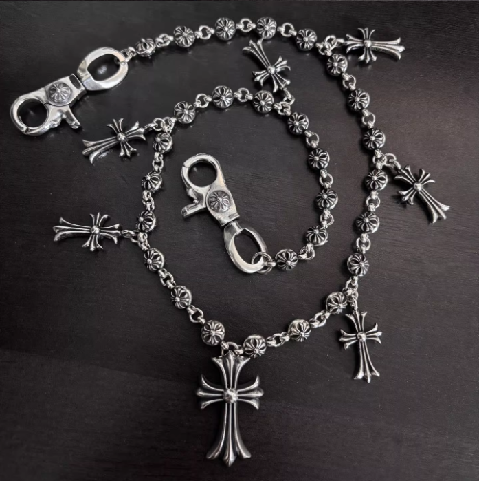 Chrome Hearts Crosses Wallet Chain (S925 Silver)