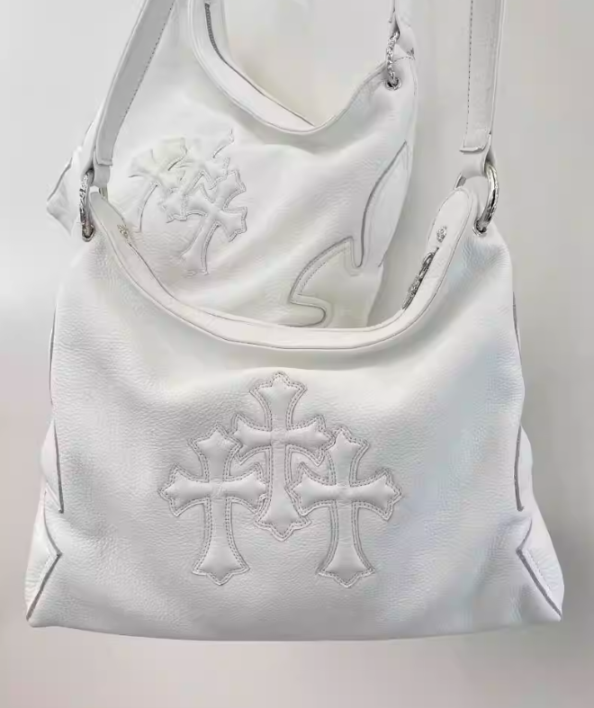 Chrome Hearts White Handbag