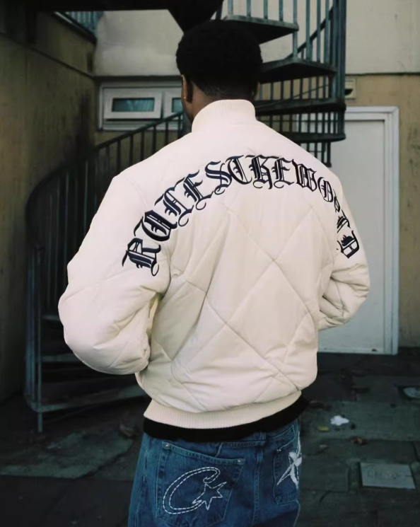Corteiz Olde English Quilted Bomber Jackets