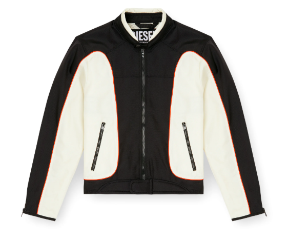Diesel Color-Block Biker Jacket