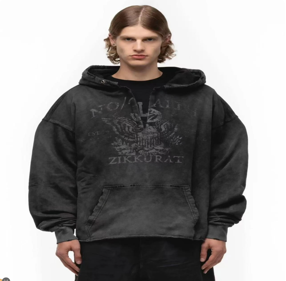 No Faith Studios Vintage Eagle Hoodie