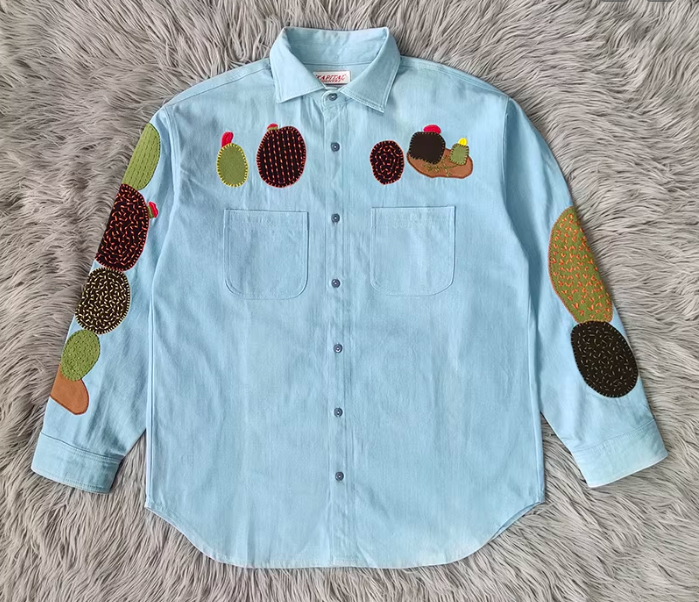 Kaptial Cactus Chambray Work Shirt