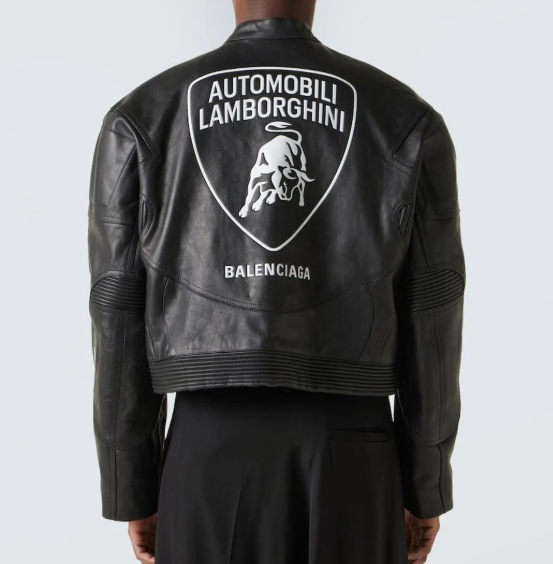 Lamborghini x Balenciaga Leather Jacket
