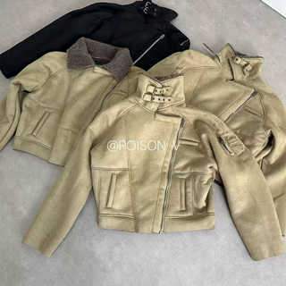 No Faith Studios Lambwool Suede Jackets