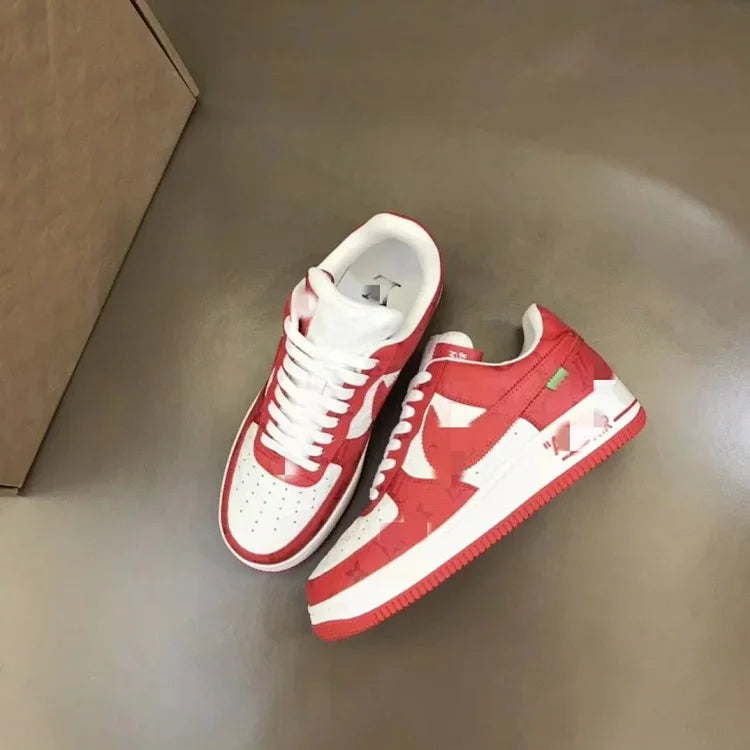 Nike x Louis Vuitton Air Force 1 Low  Virgil Abloh - White/Red   Sneakers
