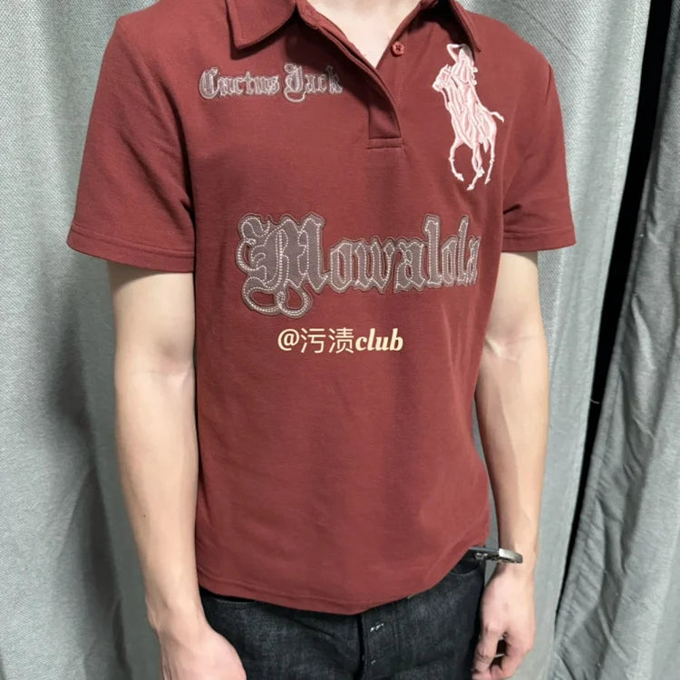 Brown Mowalola x Cactus Jack Houston Polo Shirt