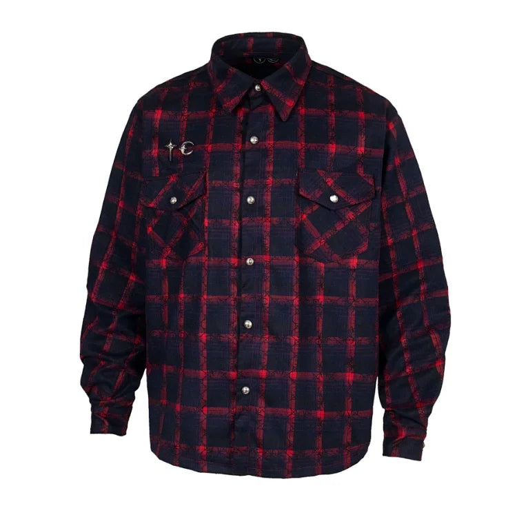 Black and red patterned shirt from Thug Club