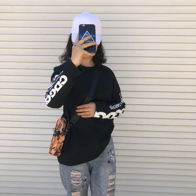 Black Comme des Gar?ons CDG long-sleeved T-shirt