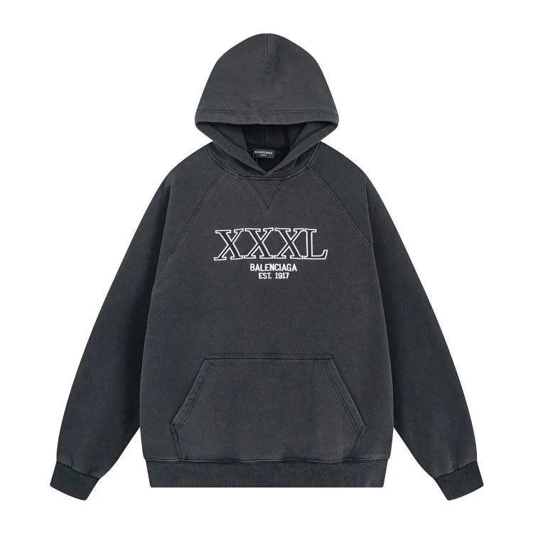 Balenciaga XXXL Logo Oversized Hoodie