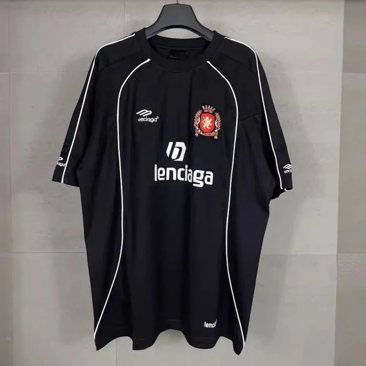 Black Balenciaga football jersey