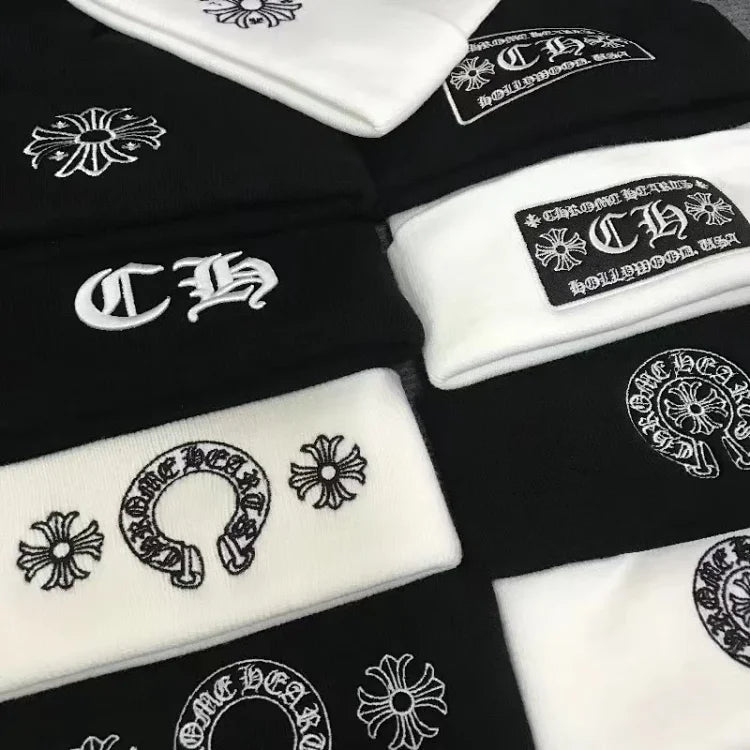 Chrome Hearts embroidered knit beanies