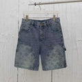 Louis Vuitton denim cargo shorts
