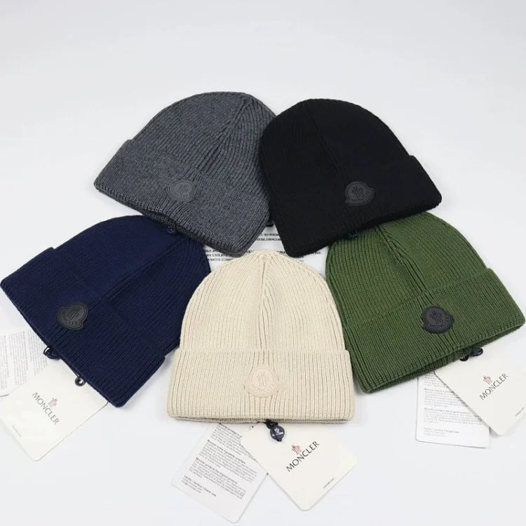 Moncler ribbed beanie