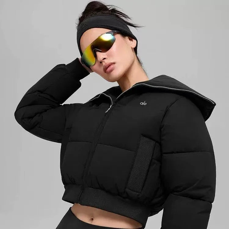 Black Alo Yoga Captivate Down Jacket
