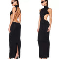 I.AM.GIA Larisa Black Long Dress