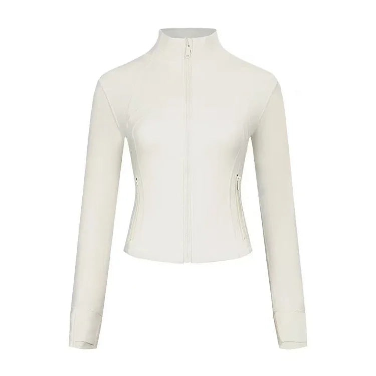 Beige Lululemon Define Short Jacket