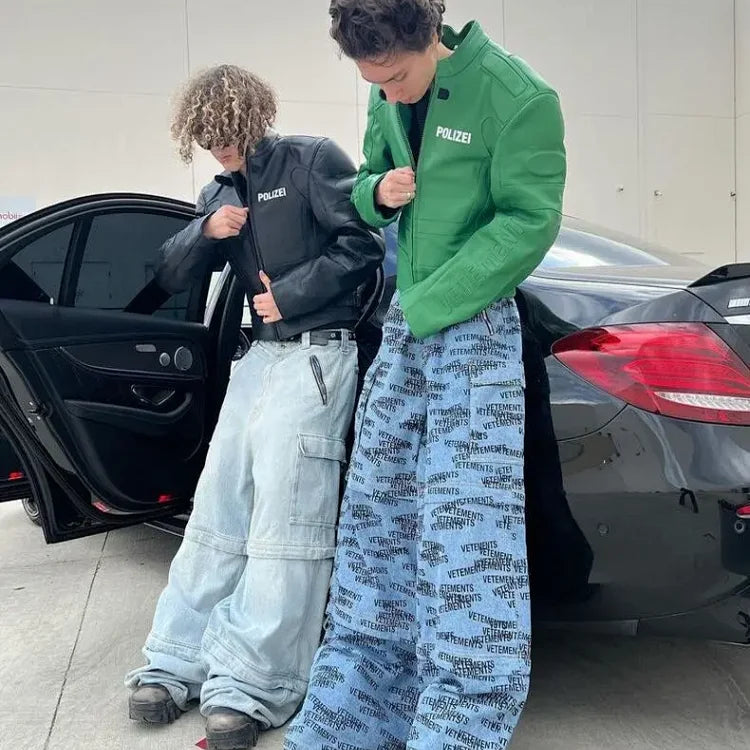 Vetements Printed Jeans