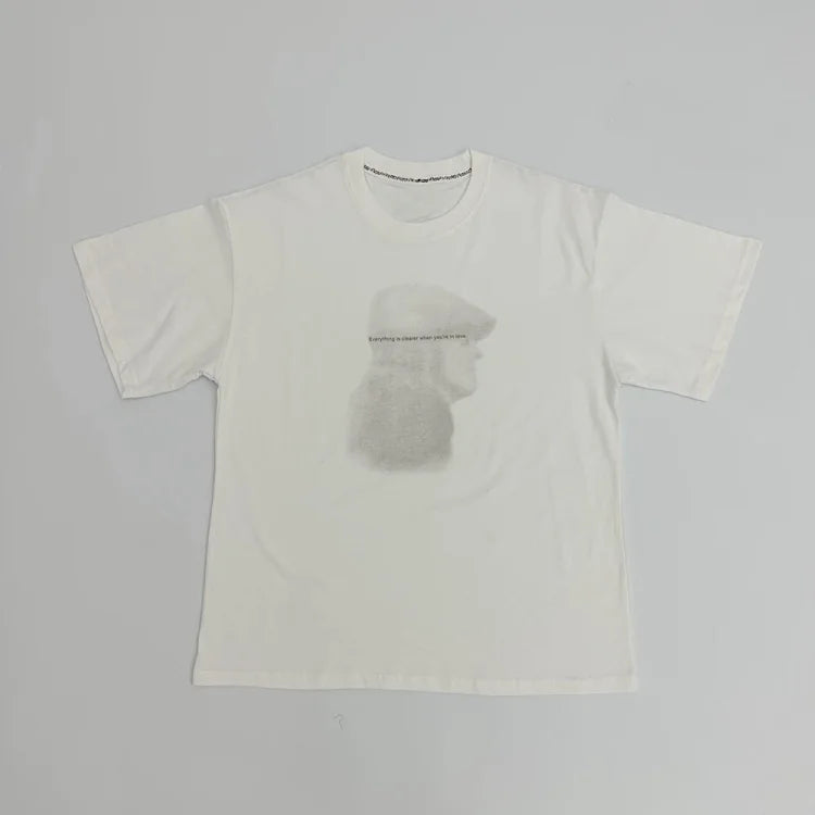 Number (N)ine's white short-sleeved T-shirt