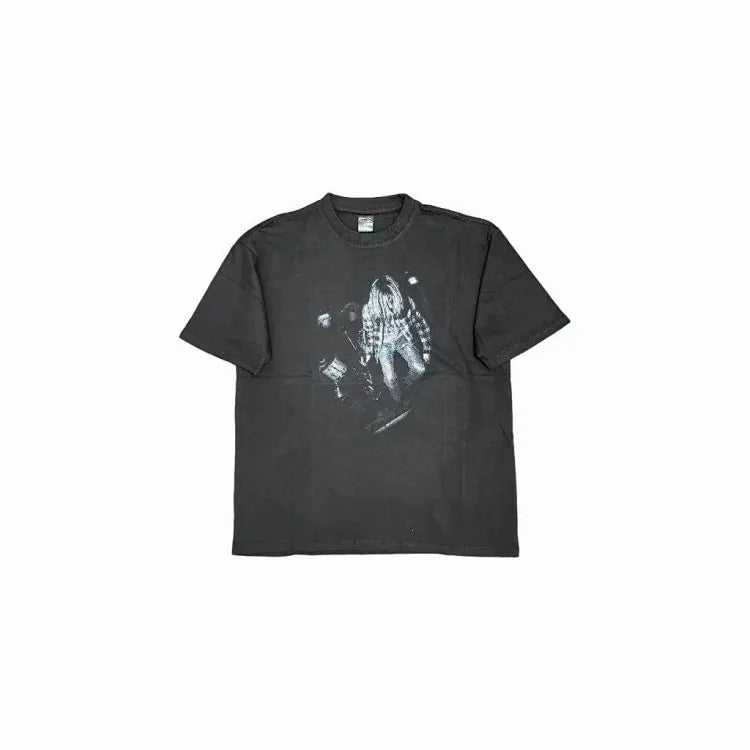 Kurt Cobain's black cotton T-shirt with photo number nine.