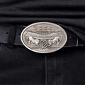 Eifel handcrafted leather belt from No Faith Studios