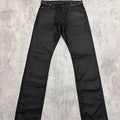 Undercover 07SS Black Waxed Zipper Jeans