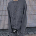 ERD Distressed Graffiti Long-Sleeve