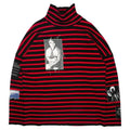 Raf Simons' striped turtleneck sweater from the Fall/Winter 2001  Riot Riot Riot  collection.