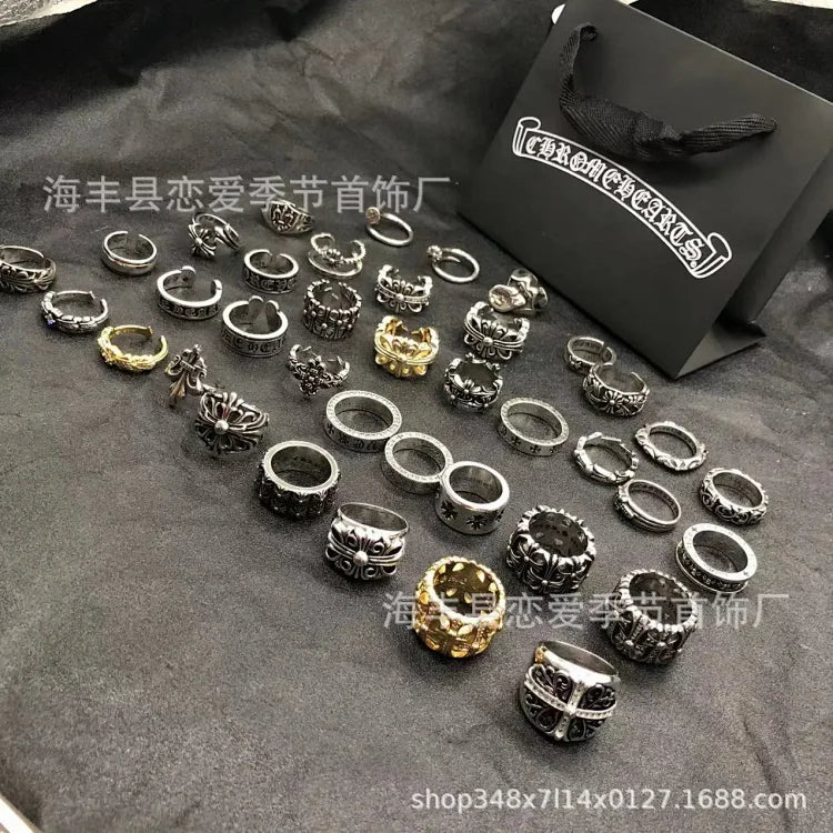 Chrome Hearts 925 Sterling Silver Rings and Jewelry