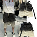 Rick Owens gradient double-ring shorts
