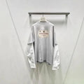 Acne Studios' light grey layered print T-shirt