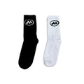 Mowalola black Walkman mid-calf socks