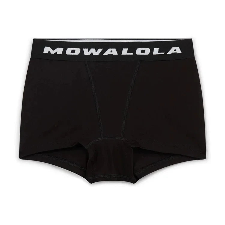 Mowalola brand classic black cotton boxer briefs