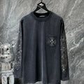 Black Chrome Hearts Long-Sleeve T-Shirt
