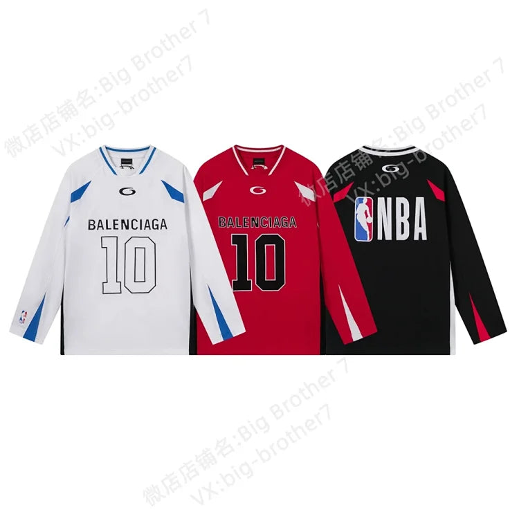 Balenciaga Long-Sleeve Jerseys