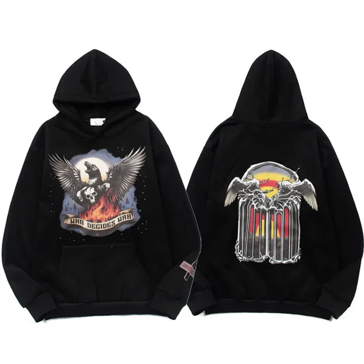 Who Decides War Moon Hoodie