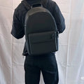 Black Louis Vuitton Aerogram Takeoff Backpack.