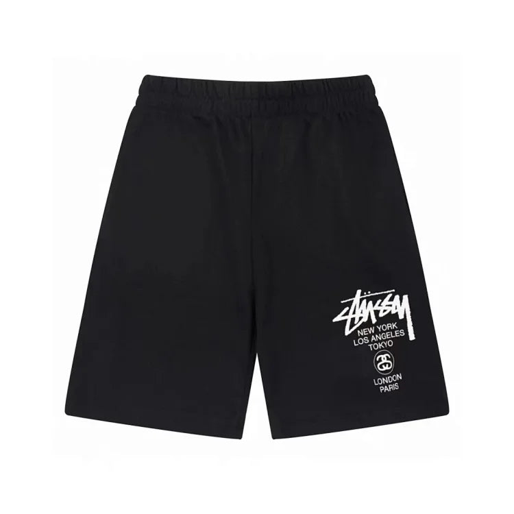 Black St¨¹ssy World Tour shorts