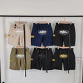 Beige Corteiz Alcatraz cotton cargo shorts