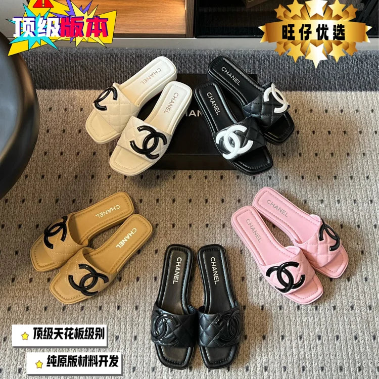 Chanel Quilted Sandals