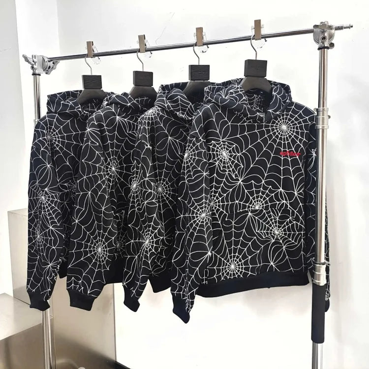 Sp5der Embroidered AOP Hoodie