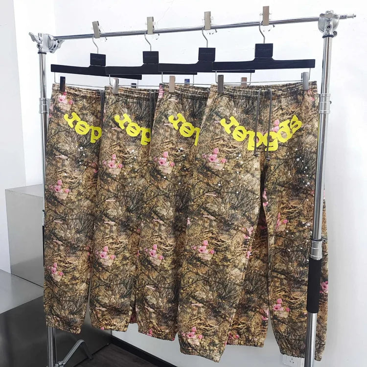 Sp5der Real Tree OG Web Camouflage Track Pants.