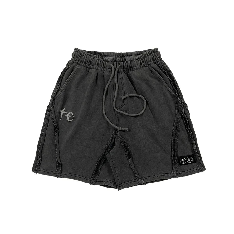 Thug Club distressed drawstring shorts